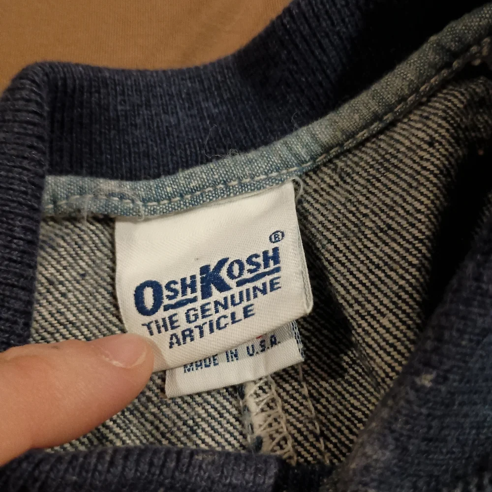 Vintage OshKosh B’gosh Acid Wash Denim‎ Pocket Romper